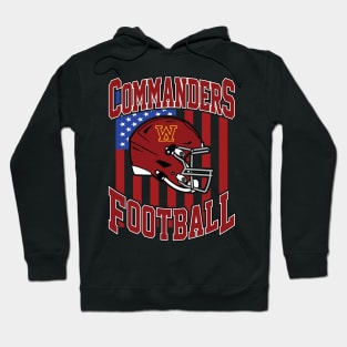 Retro Commanders Football Hoodie